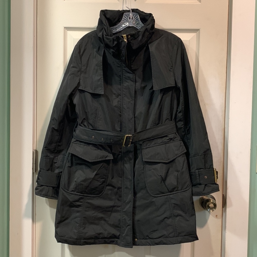 Blue Duck Belted Water Resistant Rain Jacket size Small